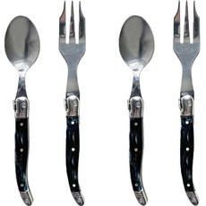 장네론라귀올 티스픈 + 티포크 세트 마블블랙, 1세트, 티스픈 2p + 티포크 2p 주방용품/티용품 반품 최저가 67,200원