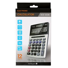 모닝글로리 데스크계산기 ECD-303N, 혼합색상, 1개 문구/오피스/사무용품 전문관 반품 최저가 13,060원
