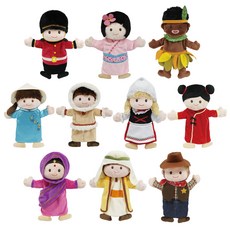 매직캐슬 세계 여러 나라 손인형, 10개, 1개 완구/취미/역할놀이 반품 최저가 129,130원