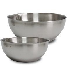 퀸센스 모담 믹싱볼 2종 세트, 믹싱볼 20cm + 28cm, 1세트 주방용품/주방조리도구 반품 최저가 11,480원
