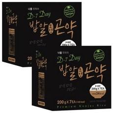 세븐데이 밥알 곤약 7p, 200g, 2개 식품/쌀/잡곡 반품 최저가 20,160원