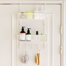 네이쳐리빙 2단 다용도 문걸이 도어훅 수납선반, 1개 생활용품/수납/정리 반품 최저가 11,470원