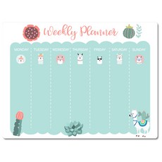 해리즈 완구 자석 메모보드 귀여운 디자인 위클리 알파카 문구/오피스/학용품/수업준비 반품 최저가 2,980원