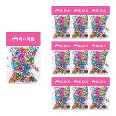유니아트 1000 스팡클 비즈, 코스모스, 10개입 문구/오피스/학용품/수업준비 반품 최저가 3,050원