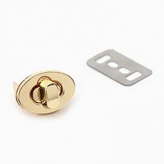 해피베어스 라운디드 잠금장식 2.3cm 세트, 골드, 1세트 홈인테리어/수예/수선 반품 최저가 3,640원