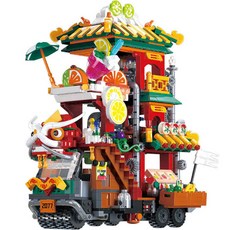 LIN07 미니블럭 홍콩 아이스티 트럭 DZ6134LI, 혼합색상, 1개 완구/취미/블록놀이 반품 최저가 17,830원