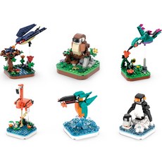 왕지 레고호환블럭 버드패키지 6종 세트 16016wg 876pcs, 혼합색상, 1개 완구/취미/블록놀이 반품 최저가 10,260원