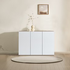 하우스비 샬럿 2단 다용도 수납장 1200 방문설치, 오크화이트 생활용품/수납/정리 반품 최저가 143,220원