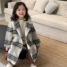 꼰띠키즈 여아용 스노우 모직 코트 출산/유아동/유아동패션 반품 최저가 18,120원