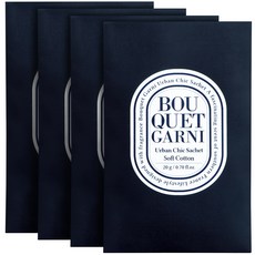 부케가르니 어반시크 샤쉐 옷장방향제 소프트코튼 본품, 20g, 4개 홈인테리어/홈데코/디퓨저 반품 최저가 7,180원