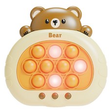 레츠토이 톡톡 푸쉬팝 게임기 곰돌이, 푸쉬팝 곰돌이, 1개 완구_취미/보드게임 반품 최저가 5,100원
