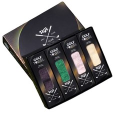 라베 프리미엄 뱀부얀 골프 타월 4종 세트 25 x 25 cm, 그레이 + 그린 + 핑크 + 옐로우, 1개 생활용품/욕실용품 반품 최저가 8,710원