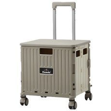 이소품 담다 접이식 쇼핑카트 4바퀴 L, 웜그레이 + 아이보리, 1개 생활용품/생활잡화 반품 최저가 27,750원