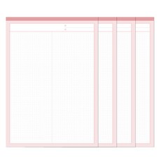 리코즈 모눈 노트패드 A4, 피치, 30매, 4개 문구/오피스/학용품/수업준비 반품 최저가 12,960원