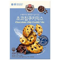 백설 초코칩 쿠키믹스, 290g, 1개 식품/가루/조미료/오일 반품 최저가 2,420원