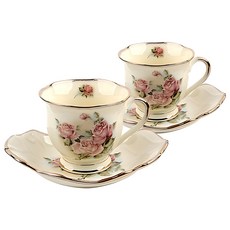 피지에스 퀸로즈 커피잔 2인조 세트, 혼합색상, 2세트 주방용품/커피잔/찻잔 반품 최저가 30,850원