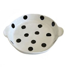 모던지 트렌디한 샐러드볼 19 x 3 cm YJ568, 흑백도트G, 1개 주방용품/1인가구 주방용품 반품 최저가 13,800원