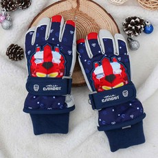 남아용 헬로카봇 얼굴패치 패딩 손가락장갑 카봇 겨울 방한 스키 아동 장갑 출산/유아동/유아동패션 반품 최저가 12,740원