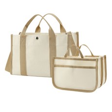 애드에딧 모네 캔버스 기저귀 가방 + 이너백 세트, ivory undefined/undefined 반품 최저가 18,810원