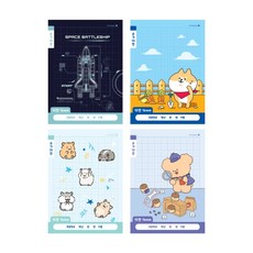 모닝글로리 초등 1-2 10칸 쓰기노트 A, 랜덤 발송, 10개 문구/오피스/학용품/수업준비 반품 최저가 6,480원