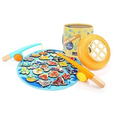 에코큐브 유아용 원목 자석 낚시놀이 세트, 혼합색상, 1세트 완구/취미/STEAM완구 반품 최저가 18,900원