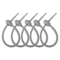 고리타입 케이블타이 215mm, 5개, 회색 생활용품/생활전기용품 반품 최저가 5,520원