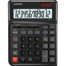 카시오 인체공학 디자인 3도 계산기 DE-12E, 1개, 블랙 문구/오피스/사무용품 전문관 반품 최저가 48,240원