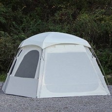 버팔로 돔쉘터 텐트 R6 + 우레탄창 세트, 5인용, 아이보리 스포츠/레저/캠핑전문관 반품 최저가 226,240원