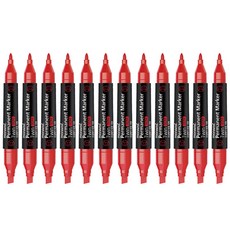 모나미 109 트윈 유성매직, RED, 12개 문구/오피스/필기류 반품 최저가 4,120원