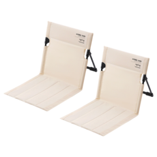 어반러쉬 폴딩 플로어 캠핑 좌식 체어, 아이보리, 2개 스포츠/레저/캠핑전문관 반품 최저가 25,370원