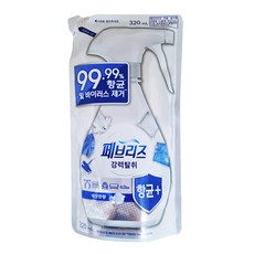 페브리즈 섬유 탈취제 깨끗한 향 리필, 320ml, 1개 생활용품/탈취/방향/살충 반품 최저가 5,280원