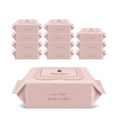 루이비앙 핑크라벨 물티슈 캡형, 50g, 20개입, 12개 생활용품/화장지/물티슈 반품 최저가 5,890원