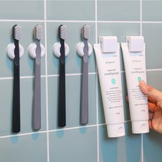 탐사 무타공 클립형 치약걸이 2p + 칫솔걸이 4p 세트, 혼합색상, 1세트 생활용품/옷걸이 반품 최저가 4,400원