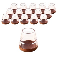 코멧 홈 미끄럼방지 투명 의자발 커버, 브라운, 16개 홈인테리어/가전/가구 커버 반품 최저가 6,150원