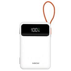 엔보우 고속충전 22.5W 대용량 보조배터리 20000mAh 애플8핀 C타입, NBOW-P20, 화이트 가전디지털/1인방송 전문관 반품 최저가 21,960원
