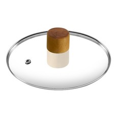 드림셰프 OSLO 크리엠 프리미엄 우드 넘침방지 강화유리 냄비 프라이팬 뚜껑, 16cm, 1개 주방용품/냄비/프라이팬 반품 최저가 5,310원