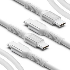 서가 메탈 고강도 초고속 충전 케이블 C to C PD 60W, 1.5m, 화이트, 2개 가전디지털/차량용 디지털 반품 최저가 6,480원