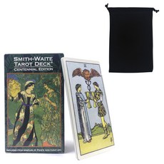 SMITHWAITE 타로카드 + 파우치 세트, 혼합색상, 1개 완구/취미/보드게임 반품 최저가 13,350원