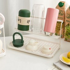 리빙공감 물빠짐 식기 보관 대각선 수납 선반 건조대, 2단, 1개 주방용품/주방수납/정리 반품 최저가 10,870원