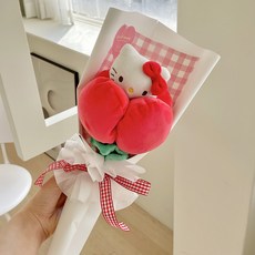 데이앤모어 산리오 대형 튤립 한송이 인형 꽃다발 30cm, 키티, 1개 홈인테리어/홈데코/디퓨저 반품 최저가 15,620원