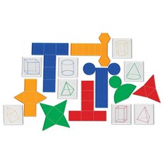 러닝리소시즈 투명다면체 전개도 모형 LER0910, 1세트, 16피스 완구/취미/블록놀이 반품 최저가 15,400원