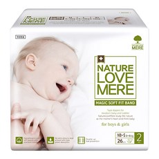 네이쳐러브메레 매직 소프트 핏 밴드형 기저귀 신생아, 신생아용(NB), 26매 생활용품/일회용기저귀 반품 최저가 5,540원