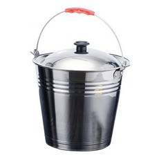 아메리칸로드 스텐 음식물 쓰레기통 12L RK1820, 실버 주방용품/음식물쓰레기통 반품 최저가 17,300원