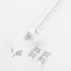 더원홈데코 저소음 전착 커튼레일, 화이트 홈인테리어/커튼/블라인드 반품 최저가 5,340원