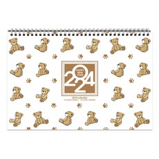 조이베어 2024 빅 탁상용 캘린더 + 스티커 2p 세트, 토이, 1세트 문구/오피스/다이어리/플래너 반품 최저가 7,120원