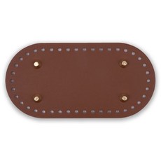 징가방바닥 타원형 23 x 13 cm, 브라운, 1개 홈인테리어/뜨개질용품 반품 최저가 8,000원