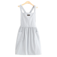 씨오브비 카페 작업용 스커트 코튼 드레스 앞치마, 라이트그레이, 1개 undefined/undefined 반품 최저가 7,250원