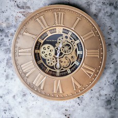 마리데코 무빙 기어 벽시계, 빈티지 골드 홈인테리어/홈데코/디퓨저 반품 최저가 66,250원