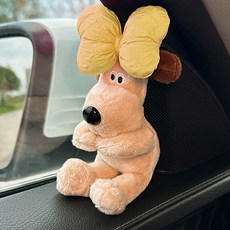 앤티스 카테리어 큐티도그 차량용 피규어, 옐로우 도그, 2개 자동차용품/인테리어 반품 최저가 14,900원