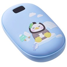퓨전에프엔씨 베이비펭수 USB 충전식 휴대용 양면 손난로 보조배터리, BPW800, 블루 가전디지털/계절가전 반품 최저가 28,350원